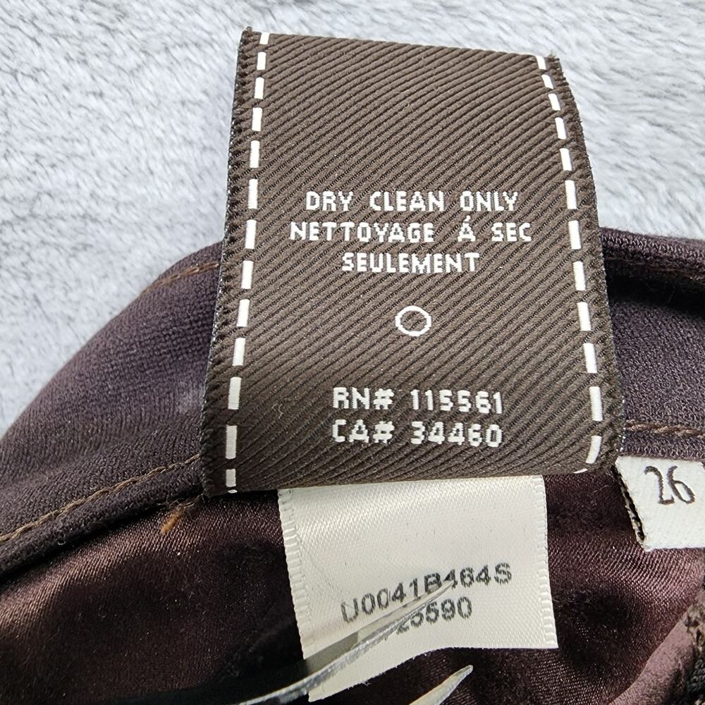 7 For All Mankind 7FAM Jeans Womens 26 Dark Brown Gwenevere Ankle Skinny Stretch - Picture 7 of 12